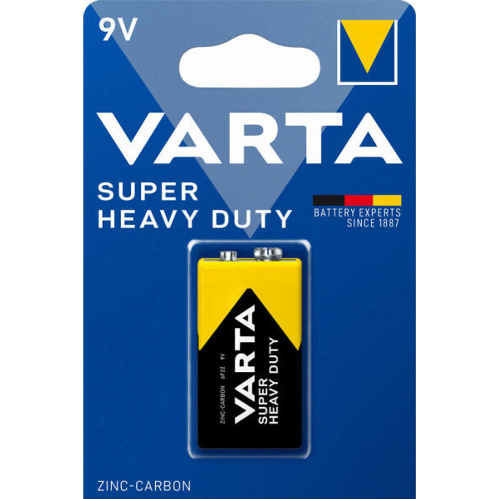 VARTA Super Heavy Duty 9V elem