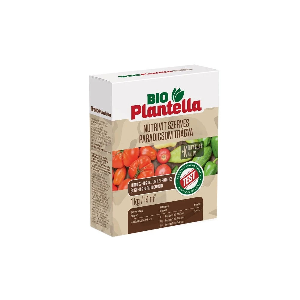 Bioplantella Nutrivit Szerves Granulált Paradicsom Trágya 1kg