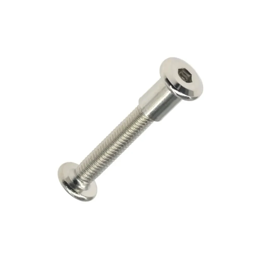 Bútorösszehúzó Csavar M6X40mm Nikkel (4db)