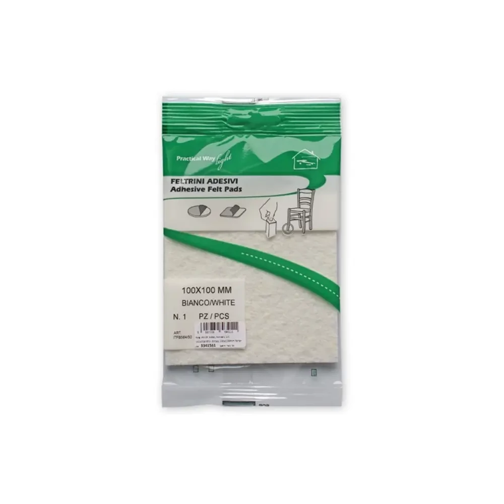 Csúsztatófilc Öntapadó 100X100mm Fehér