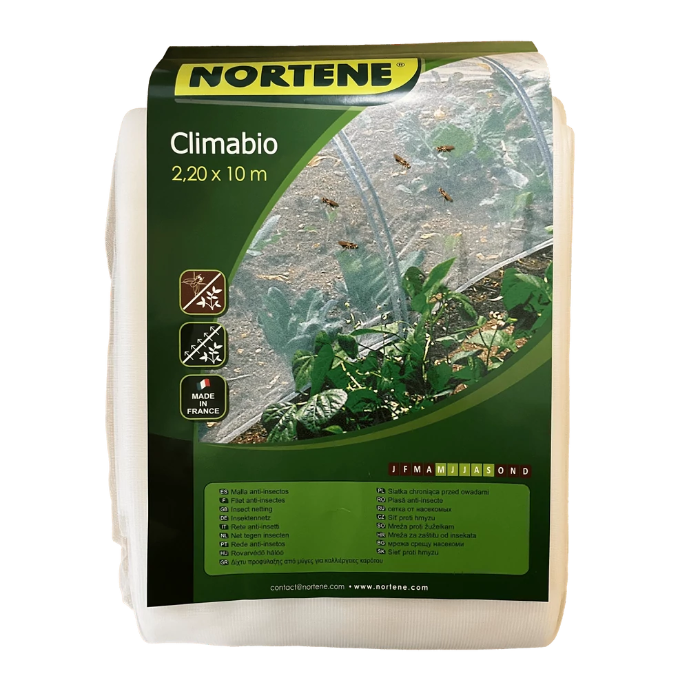 Nortene Climabio Rovarháló Fehér 2,2X10M