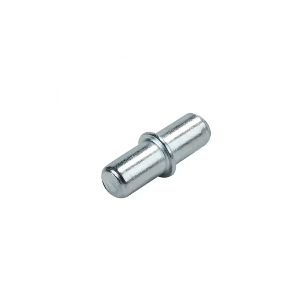 Polctartó Dugós Fém D=5mm Nikkelezett (10db)