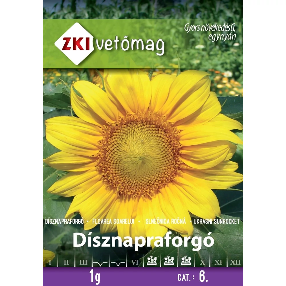 ZKI Dísznapraforgó Virágmag 1G