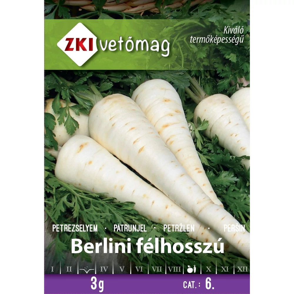 ZKI Petrezselyem (Berlini Félhosszú) Vetőmag 3G