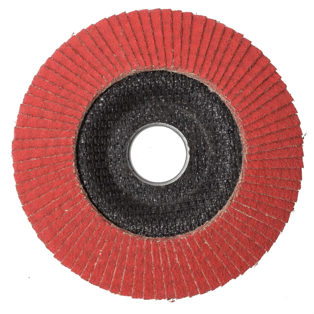 Abraboro Chili lamellás csiszolótányér P-QK piros (fém-inox) 125mm P60