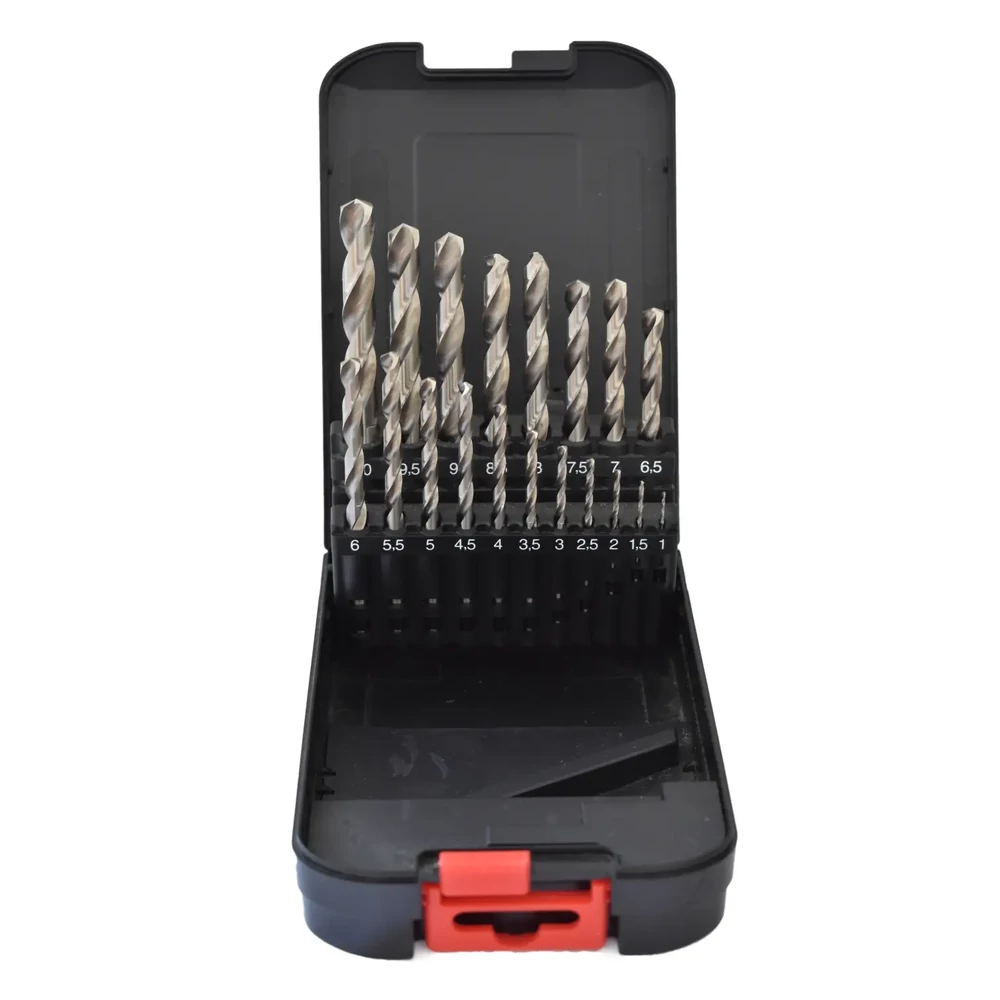 Abraboro HSS-GS edzett fémfúró készlet 1-10mm (19 részes)