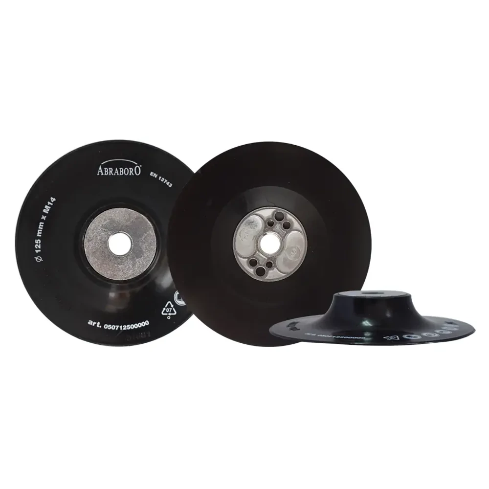 Abraboro műanyag tányér fibertárcsához M14 125mm