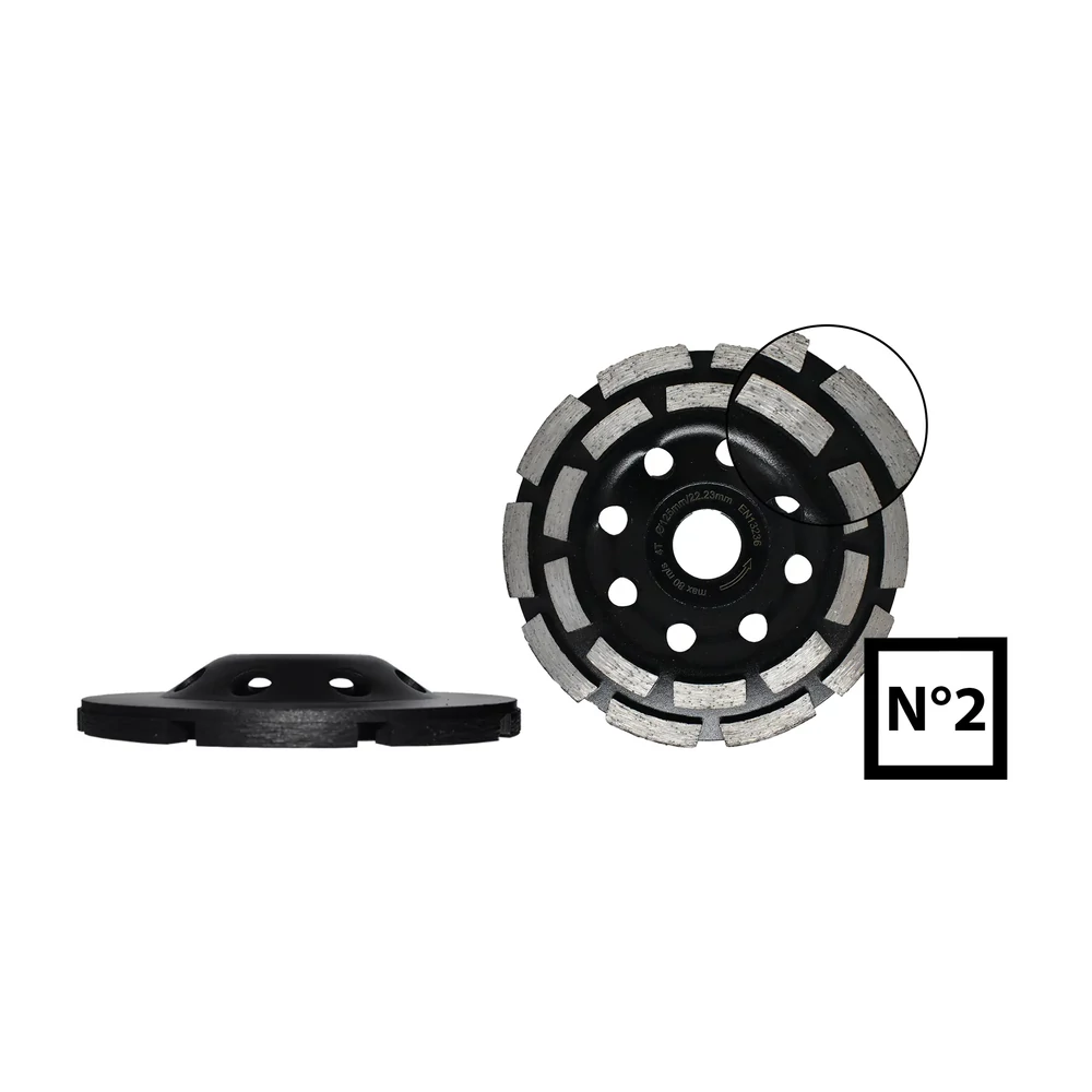 Abraboro No.2 gyémántszemcsés betoncsiszoló 125mm