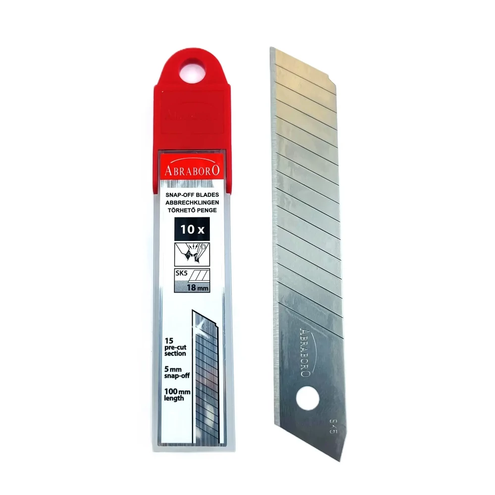 Abraboro törhető penge vágókéshez SK5 18mm (10db)