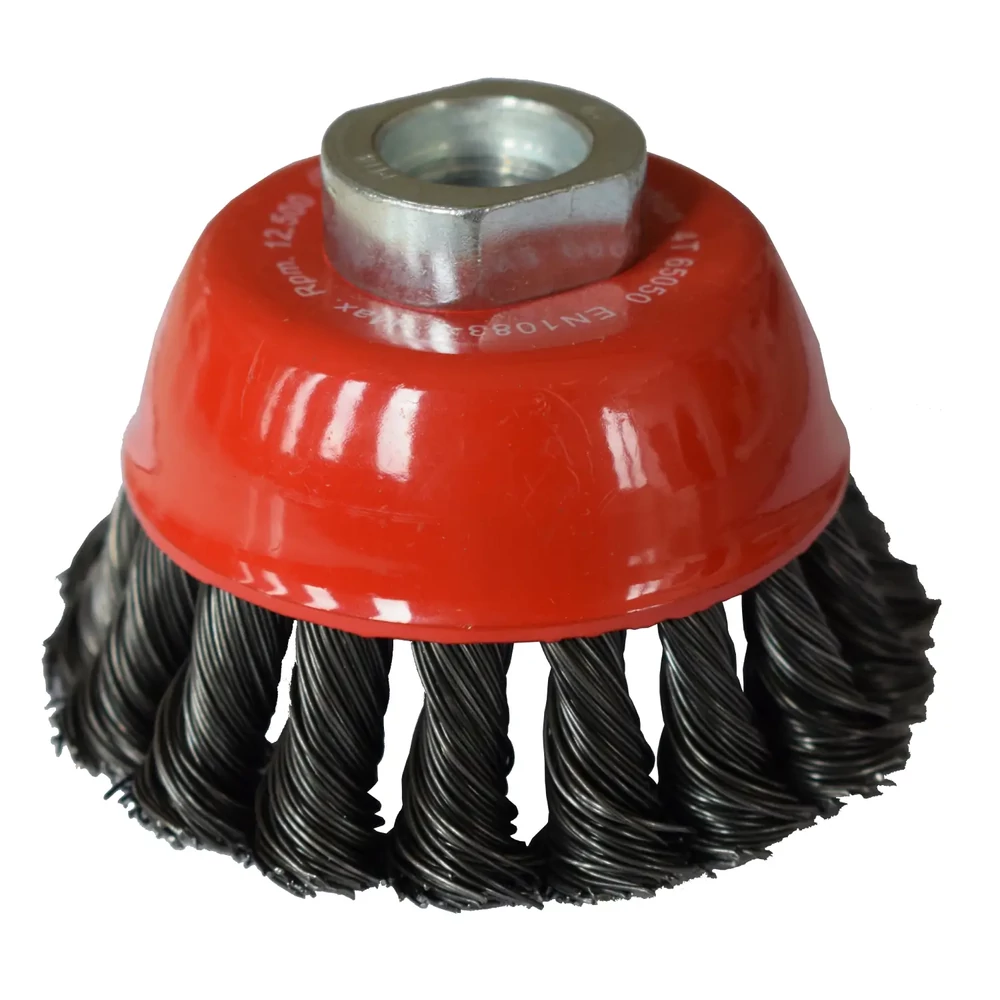 Abraboro ULTRA fazékkefe sodrott acél dróttal M14 65mm