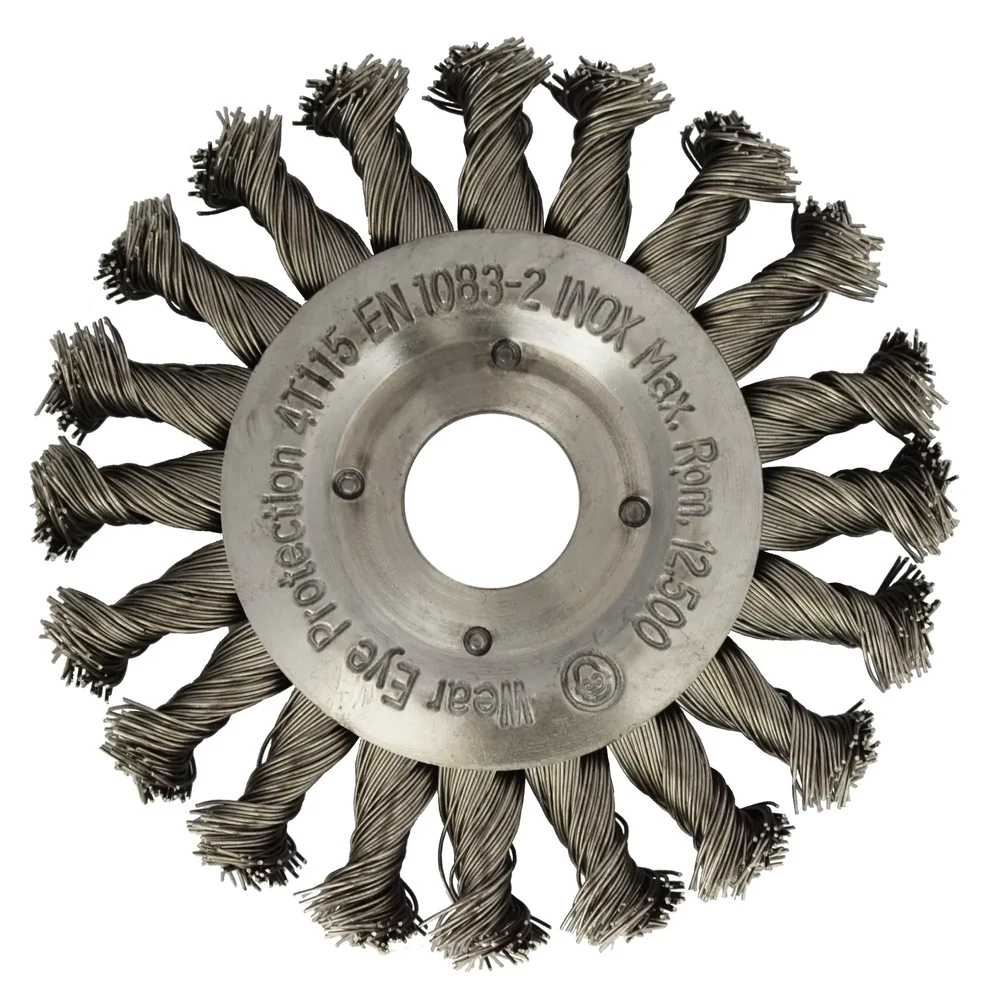 Abraboro ULTRA körkefe sodrott inox-dróttal D22 125mm
