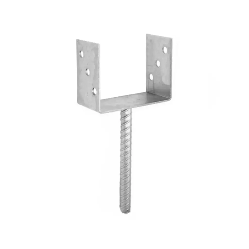 Oszloptalp "U" betonozható horganyzott 100mm