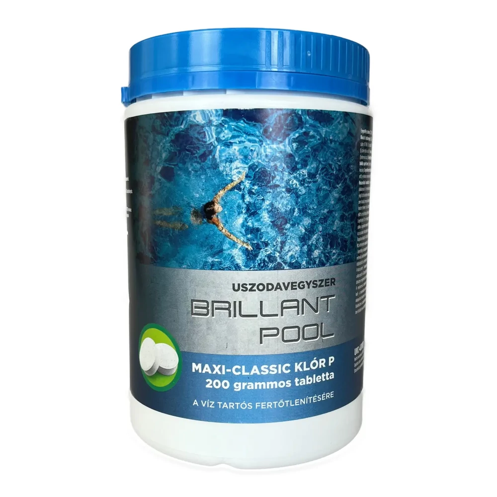 Brilliant Pool Maxi-Classic Klór P 200g-os klórtabletta 1kg