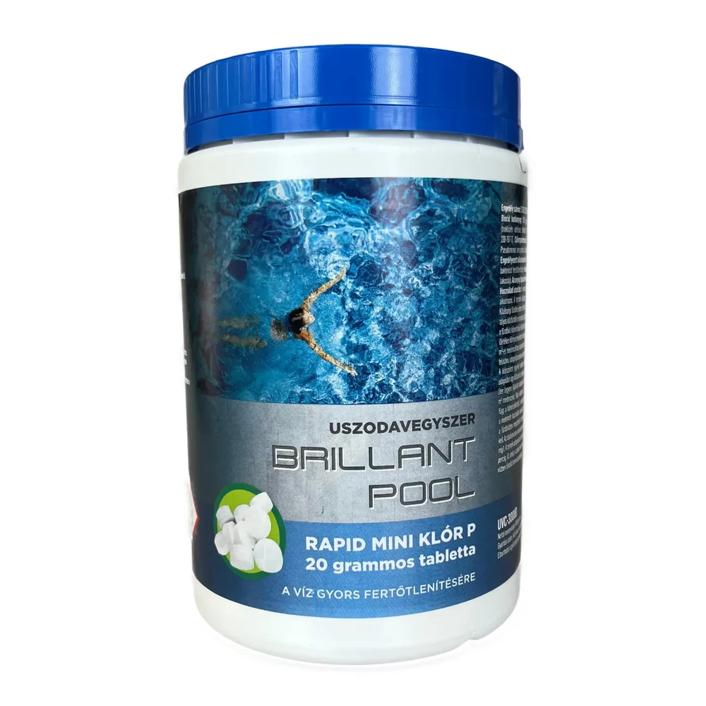 Brilliant Pool Rapidmini Klór P 20g-os klórtabletta 800g
