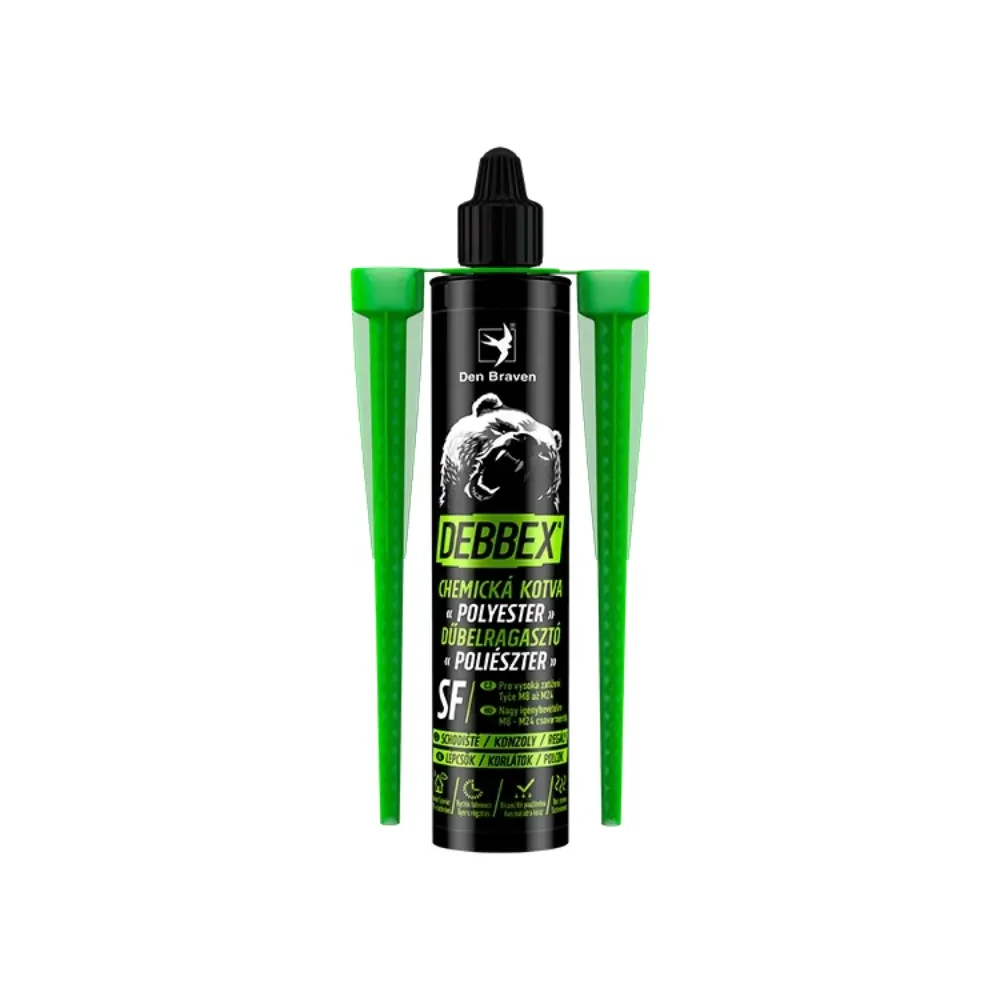 Den Braven DEBBEX dűbelragasztó poliészter SF 300ml