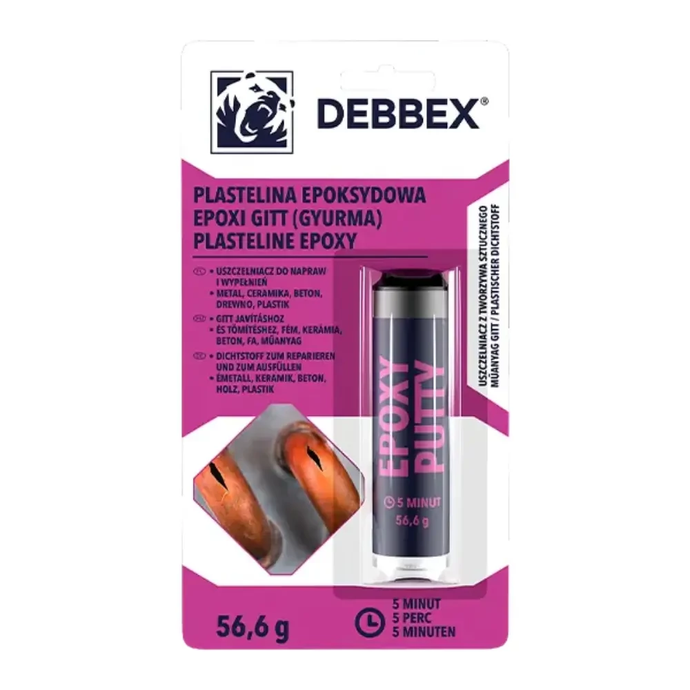 Den Braven Debbex epoxy gyurma gitt ragasztó és tömítő 56g
