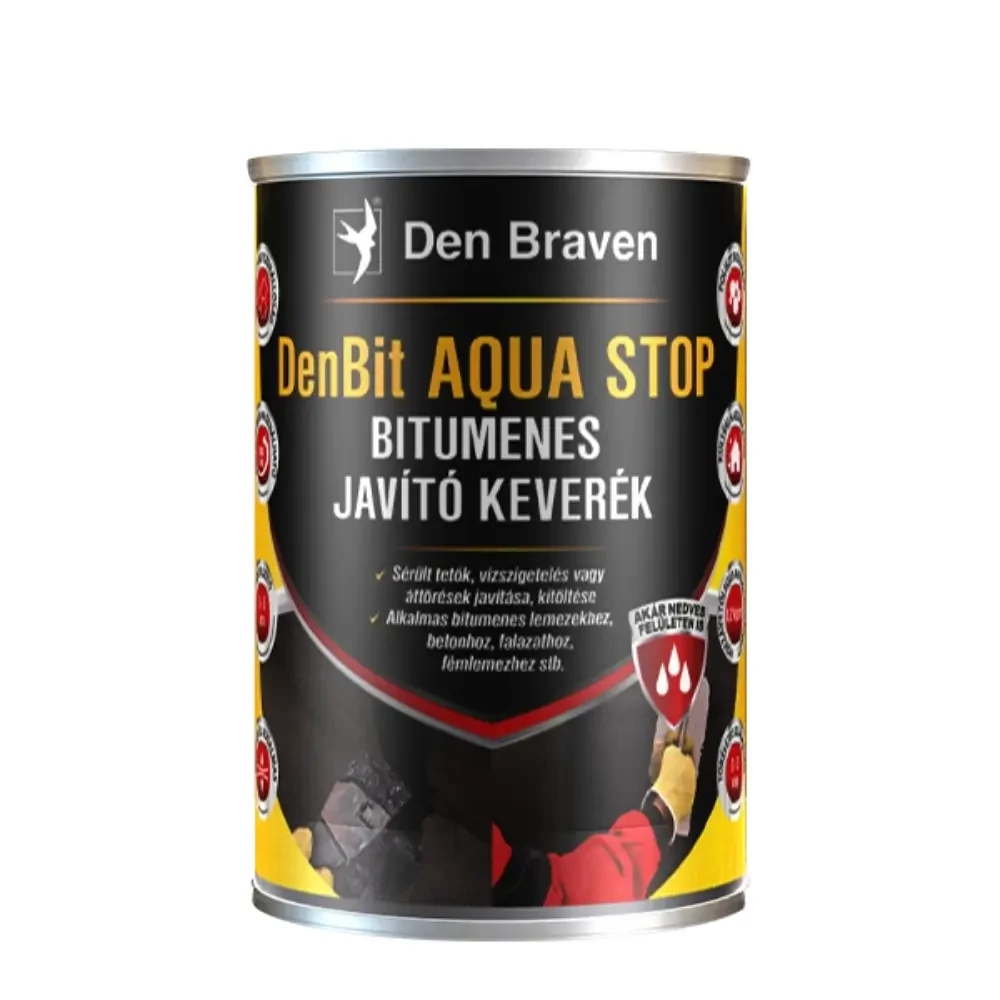 Den Braven Denbit Aqua Stop Bitumenes oldószeres vízálló javító keverék 1kg