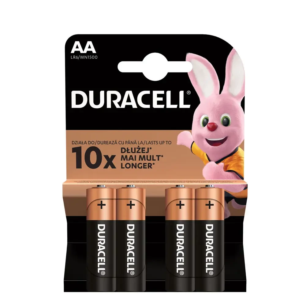 Duracell Basic alkáli AA ceruza elem (4db)