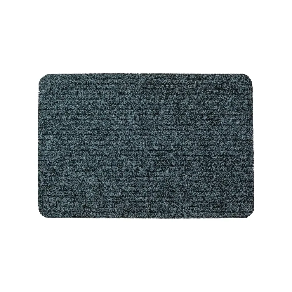 Gumis bordázott filc beltéri lábtörlő szürke 40x60cm