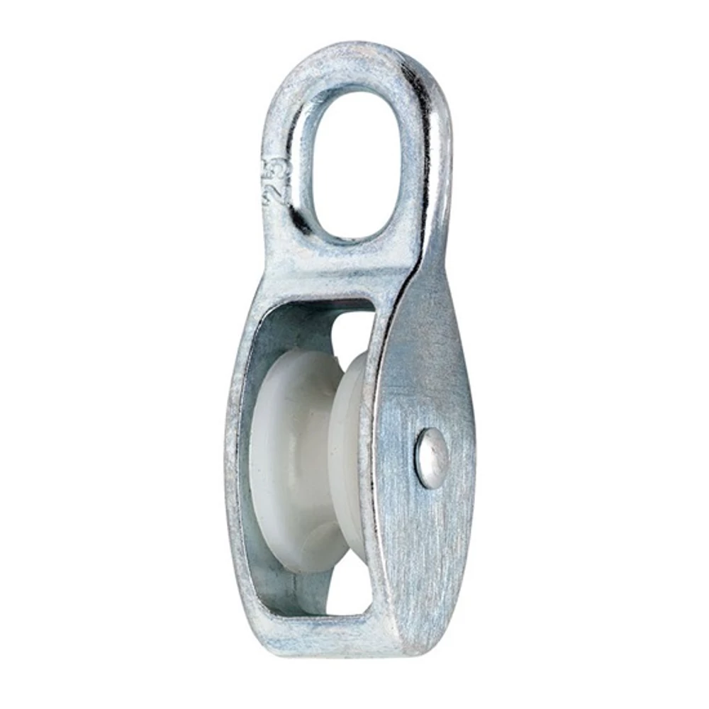 Kötélcsiga szimpla műanyag görgős 40mm (9mm kötélhez)