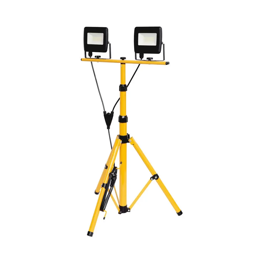 Modee dupla LED reflektor munkalámpa teleszkópos állvánnyal 2x30W (5400 lumen)
