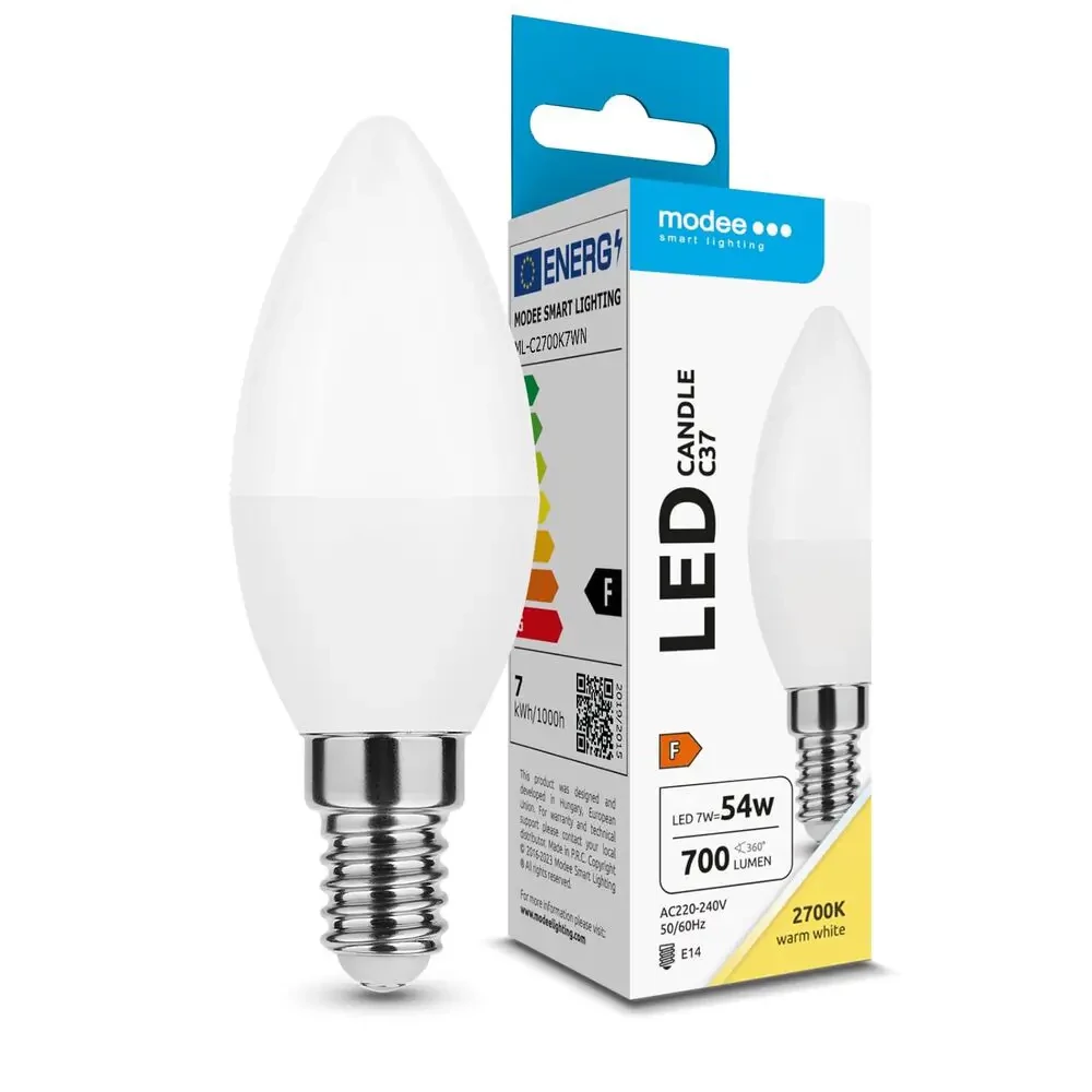 Modee gyertya LED izzó 7W E14 (700 lumen 2700K)