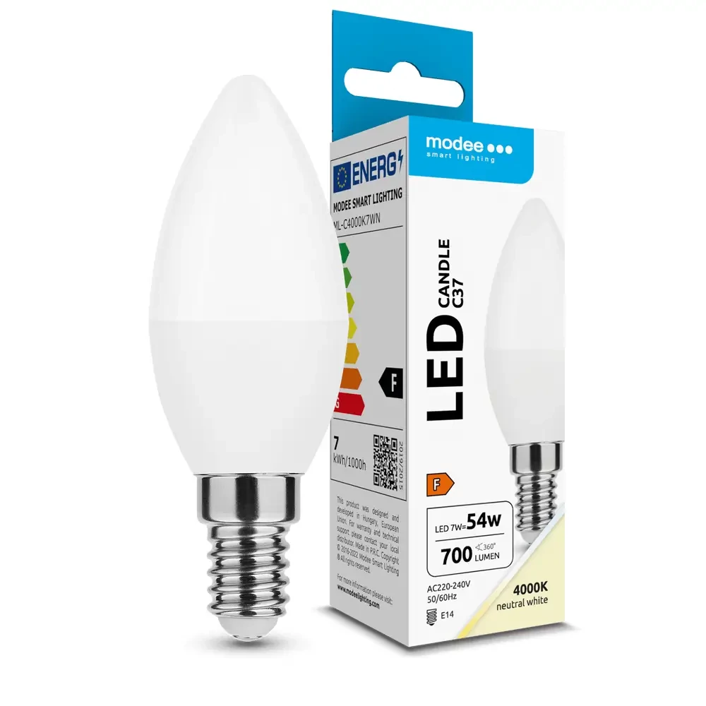 Modee gyertya LED izzó 7W E14 (700 lumen 4000K)