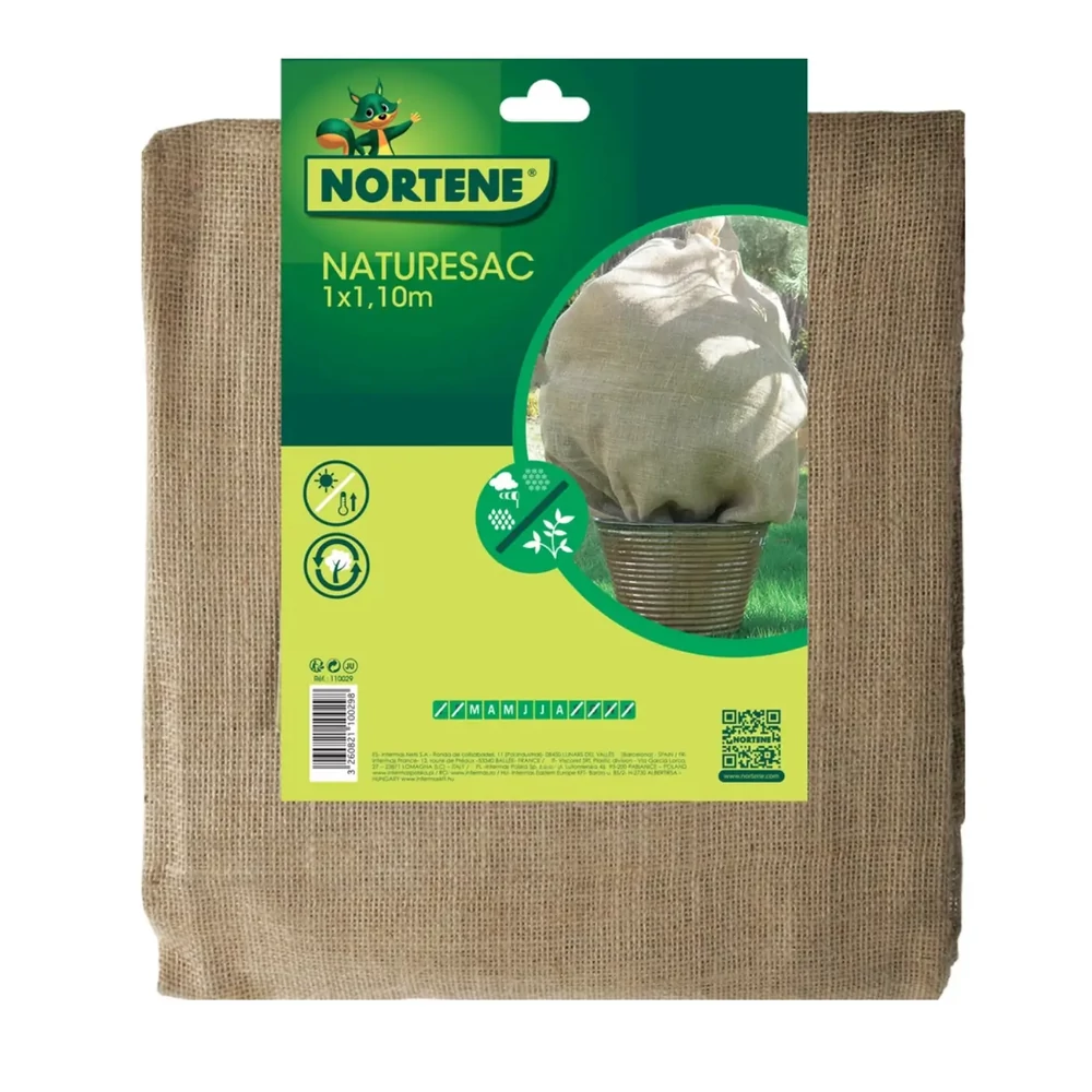 Nortene Naturesac juta átteleltető zsák 1x1,1m