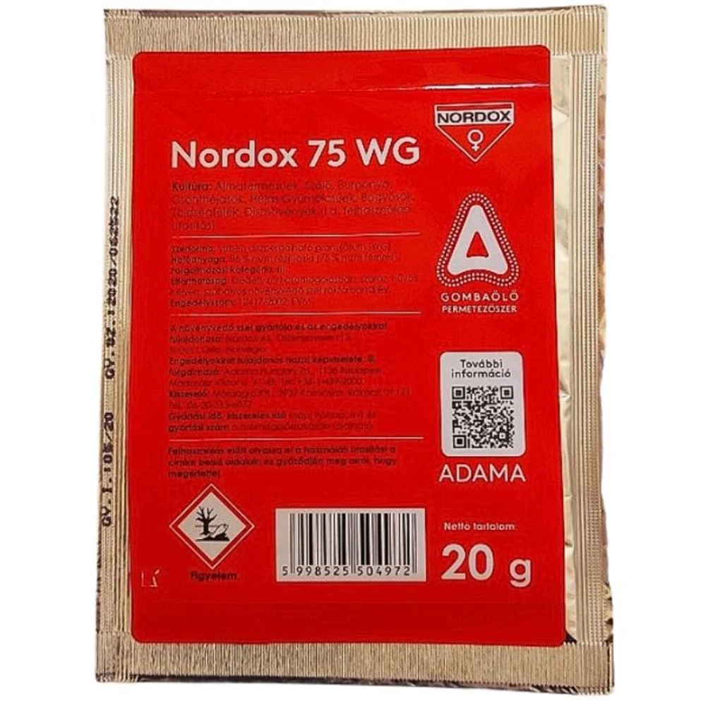 Nordox 75 WG gombaölő szer 20g
