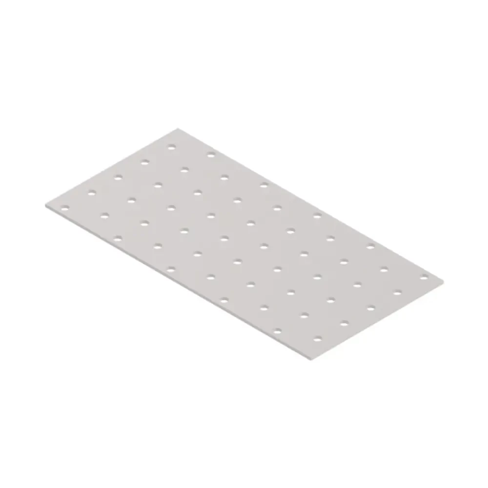 Összekötő lemez horganyzott perforált 100x200x2mm