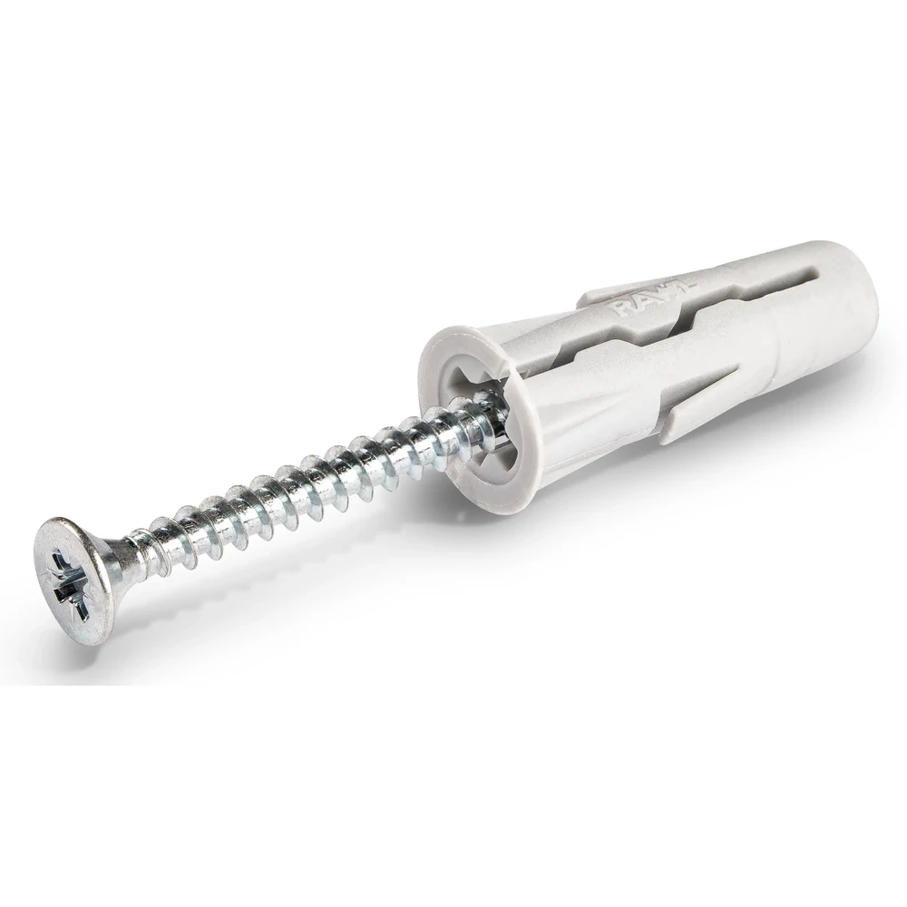 Rawlplug UNO univerzális dübel 10x36mm + süllyesztett fejű csavar 5x45mm (15 db)