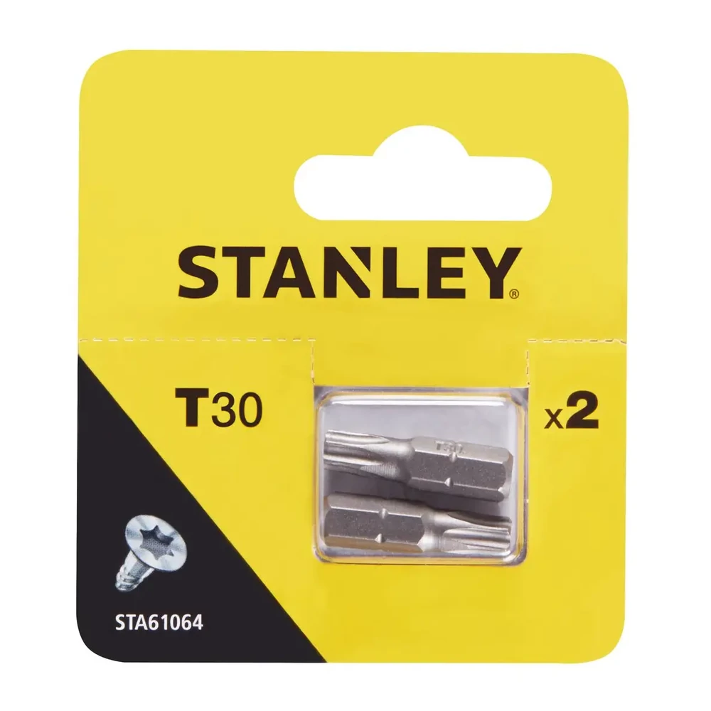 STANLEY behajtótüske 25mm T30 (2db)