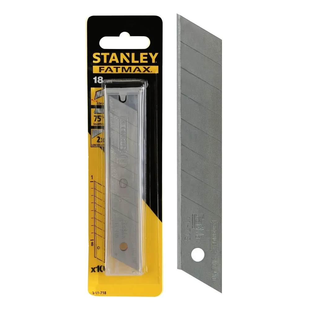 STANLEY FATMAX törhető penge vágókéshez 18mm (10db)