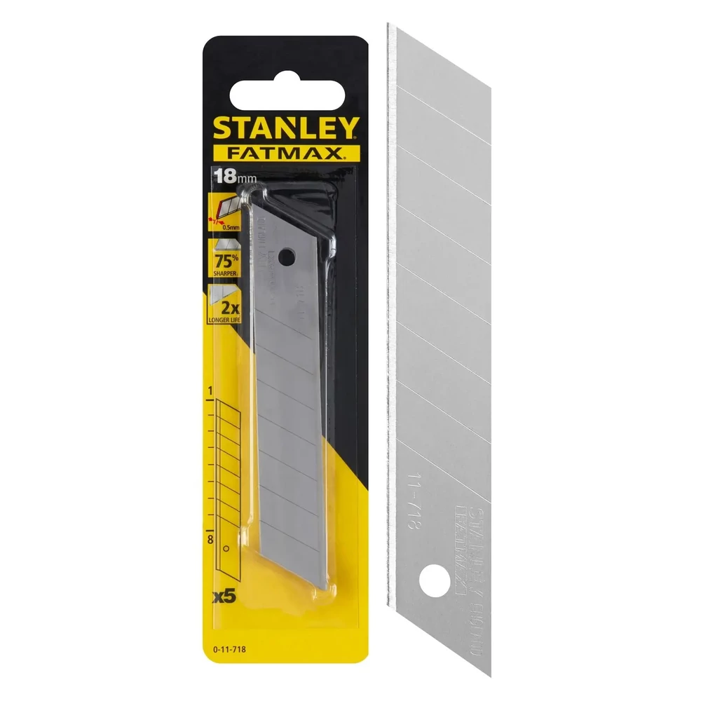 STANLEY FATMAX törhető penge vágókéshez 18mm (5db)