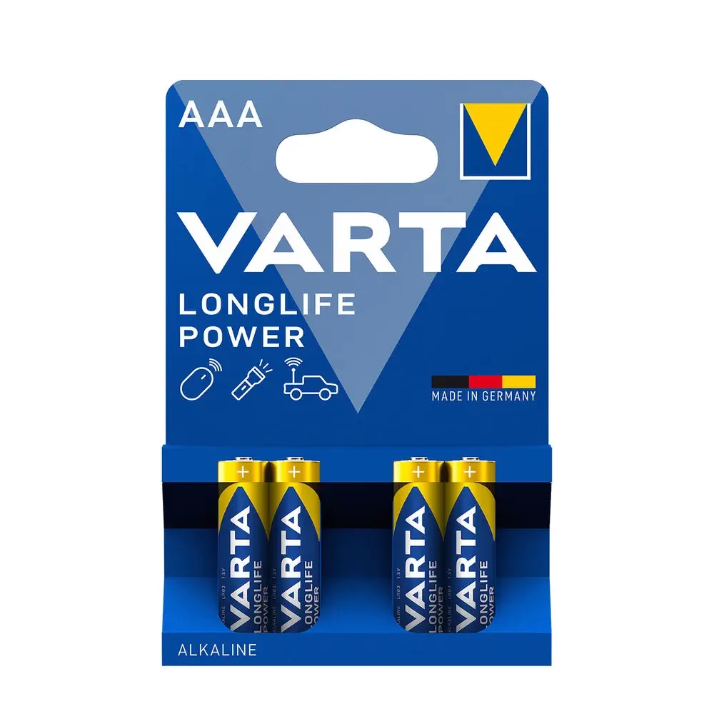 Varta Longlife Power alkáli AAA mikro elem (4db)