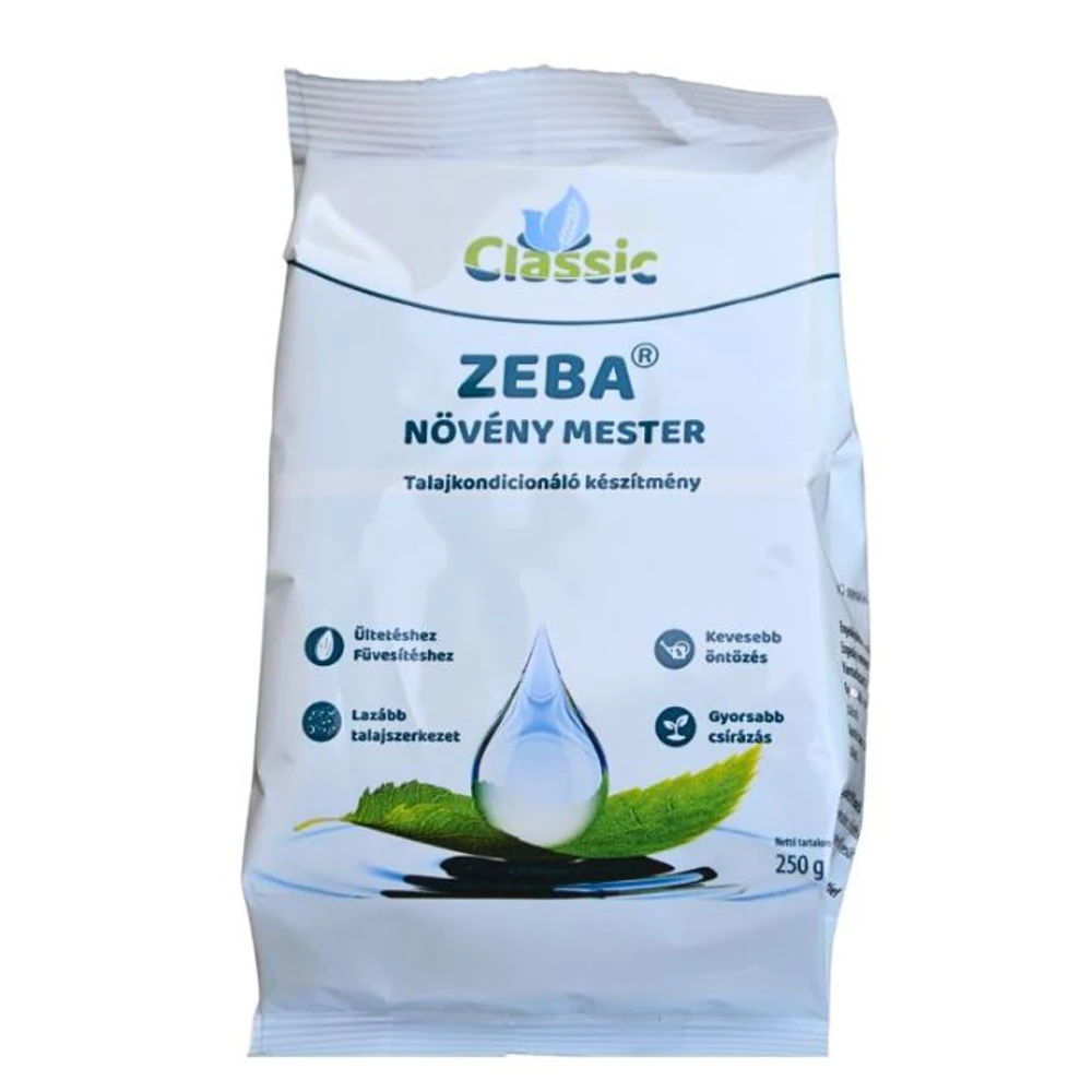 ZEBA növénymester vízraktározó talajkondicionáló 250g