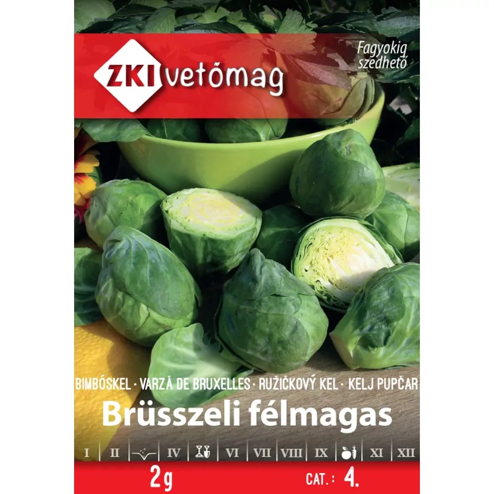 ZKI Bimbóskel (Brüsszeli fémagas) vetőmag 2g