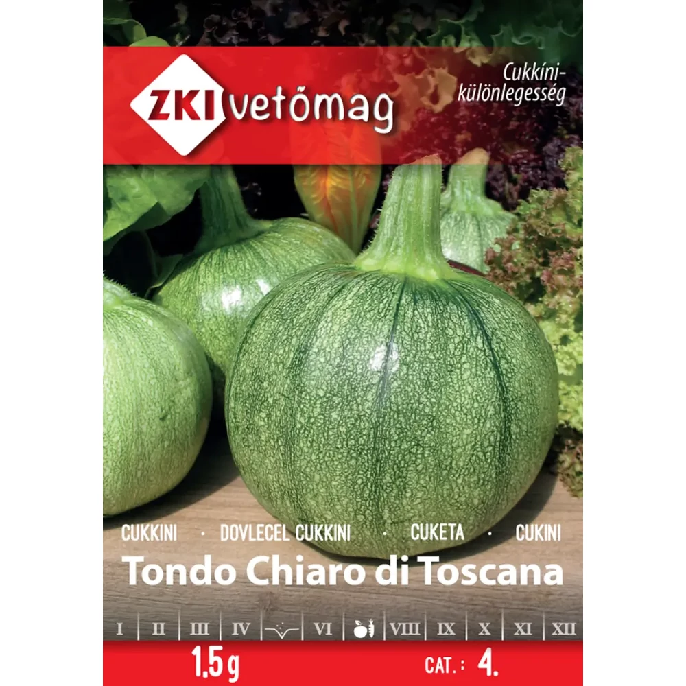 ZKI Cukkini Gömb (Tondo Chiaro di Toscana) vetőmag 1,5g