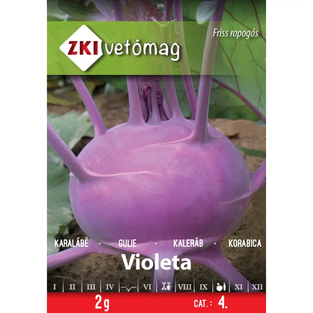 ZKI Karalábé (Violeta) vetőmag 2g