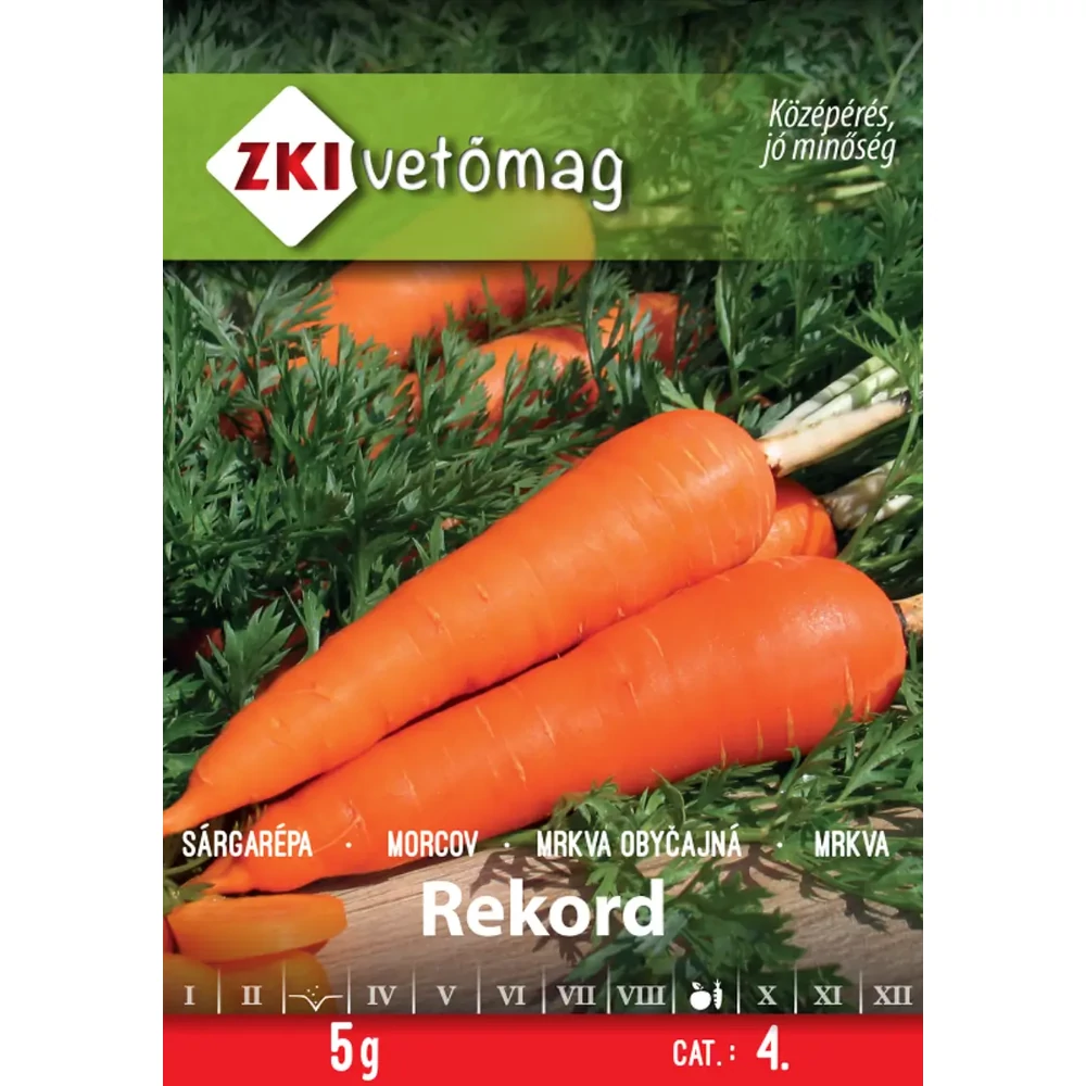 ZKI Sárgarépa (Rekord) vetőmag 5g