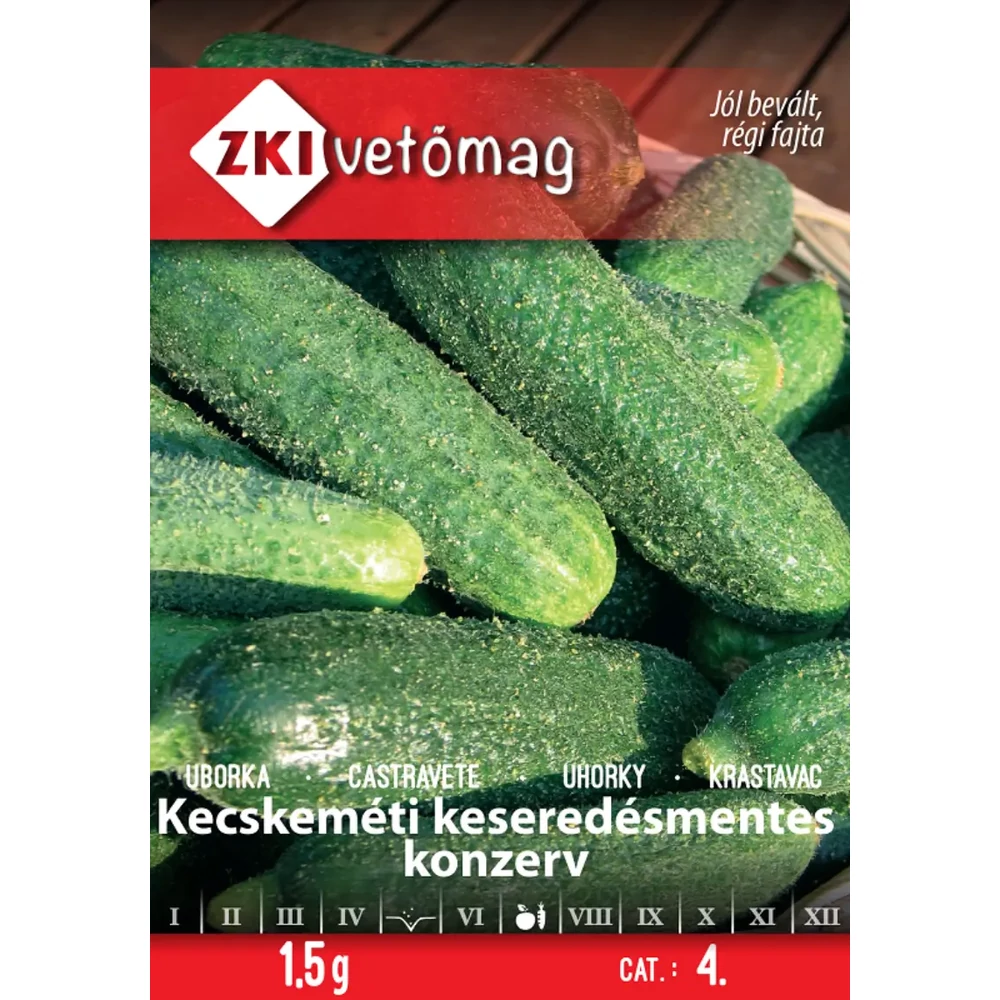 ZKI Uborka (Kecskeméti Keseredésmentes) Vetőmag 1,5g