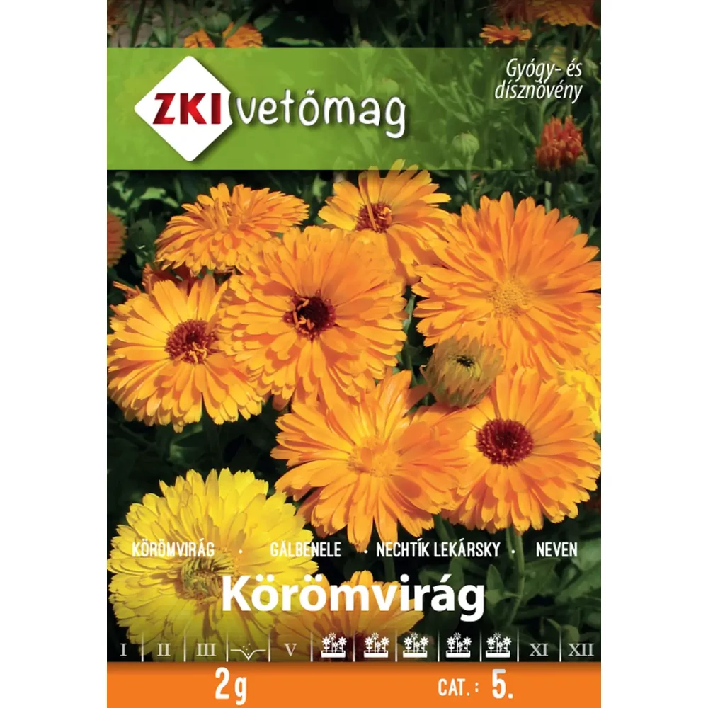ZKI Virágmag (Körömvirág színkeverék) vetőmag 2g