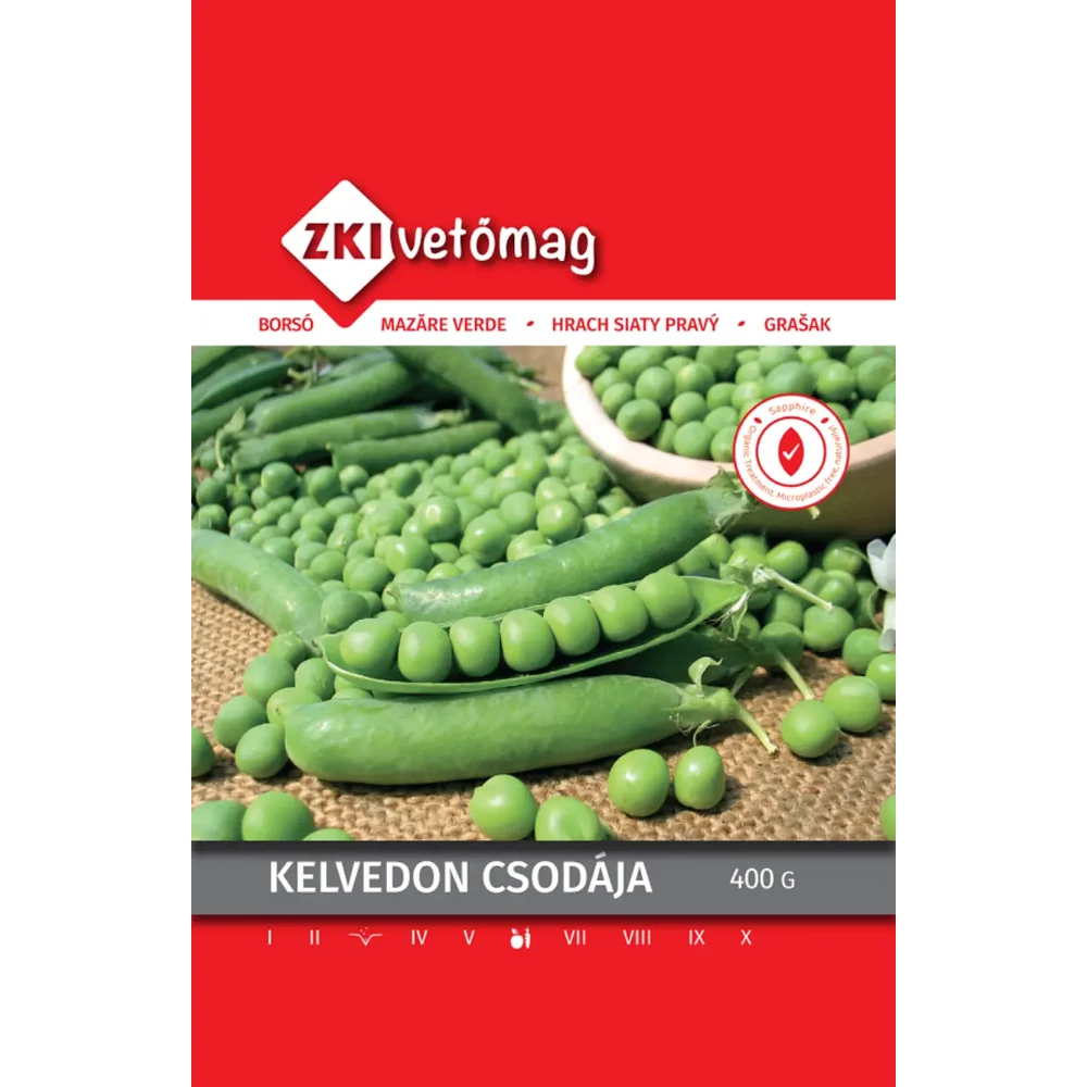 ZKI Zöldborsó (Kelvedon Csodája) Vetőmag 400g
