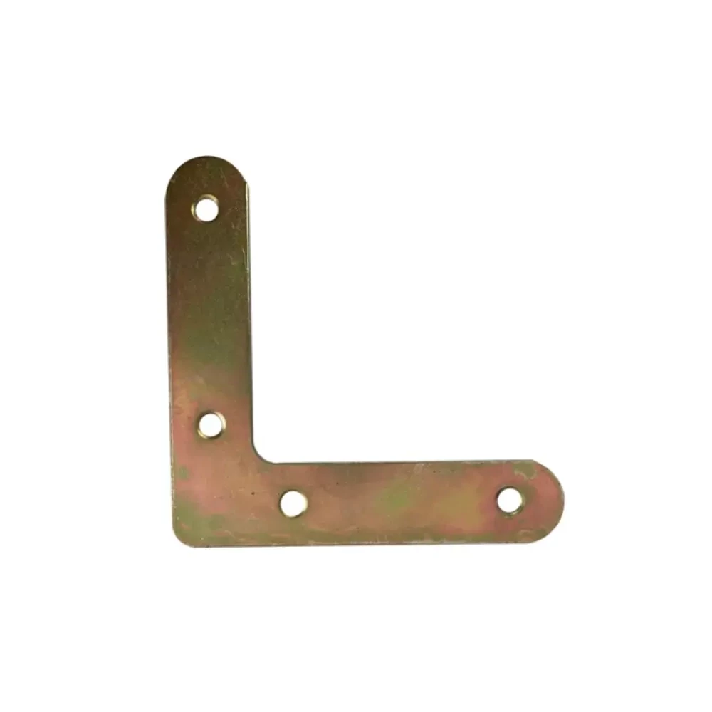 Ablakszegletvas 80x80x17/1mm sárga horganyzott