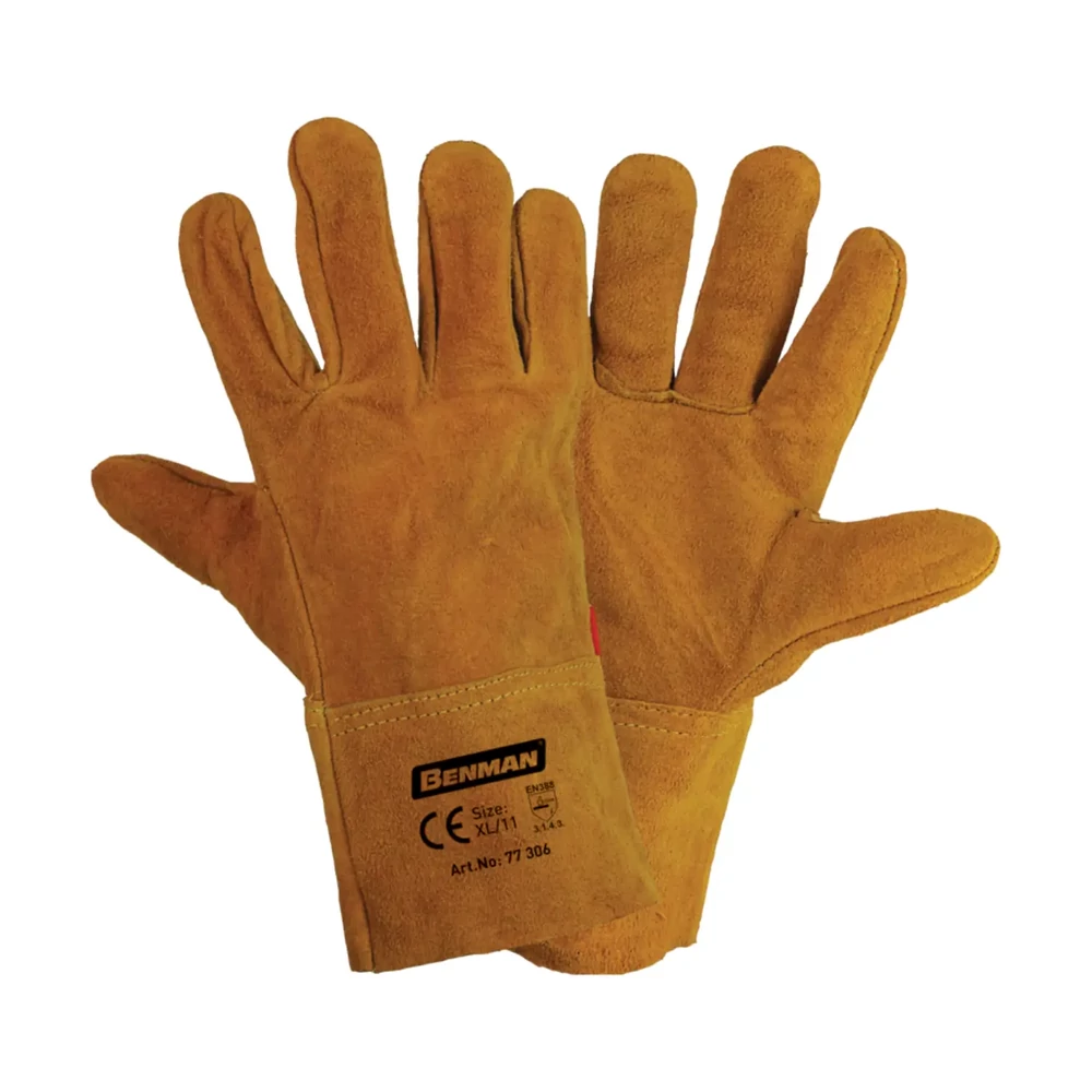 Benman hasított marhabőr hegesztőkesztyű 29cm XL