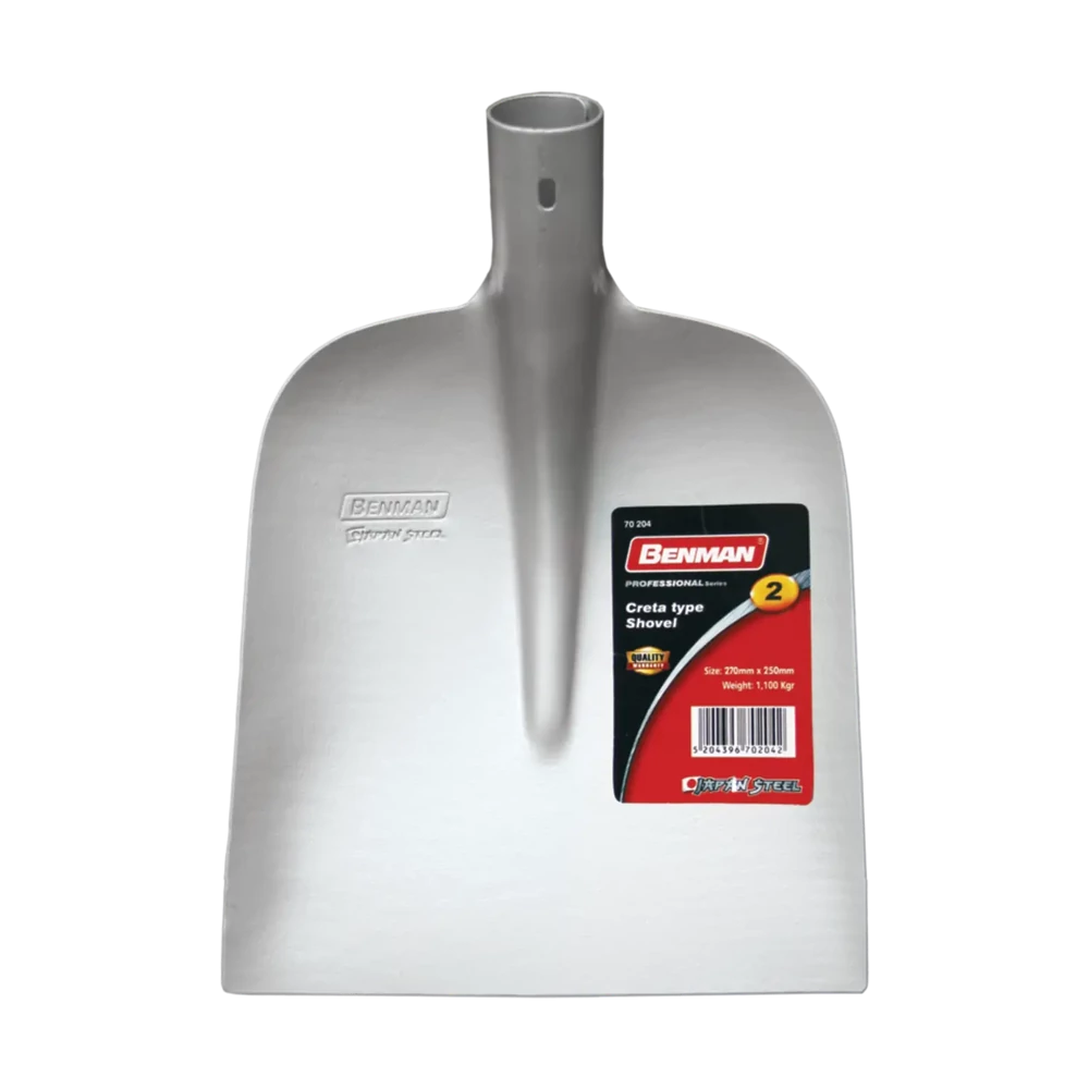 Benman japán szénacél lapát 270x250mm