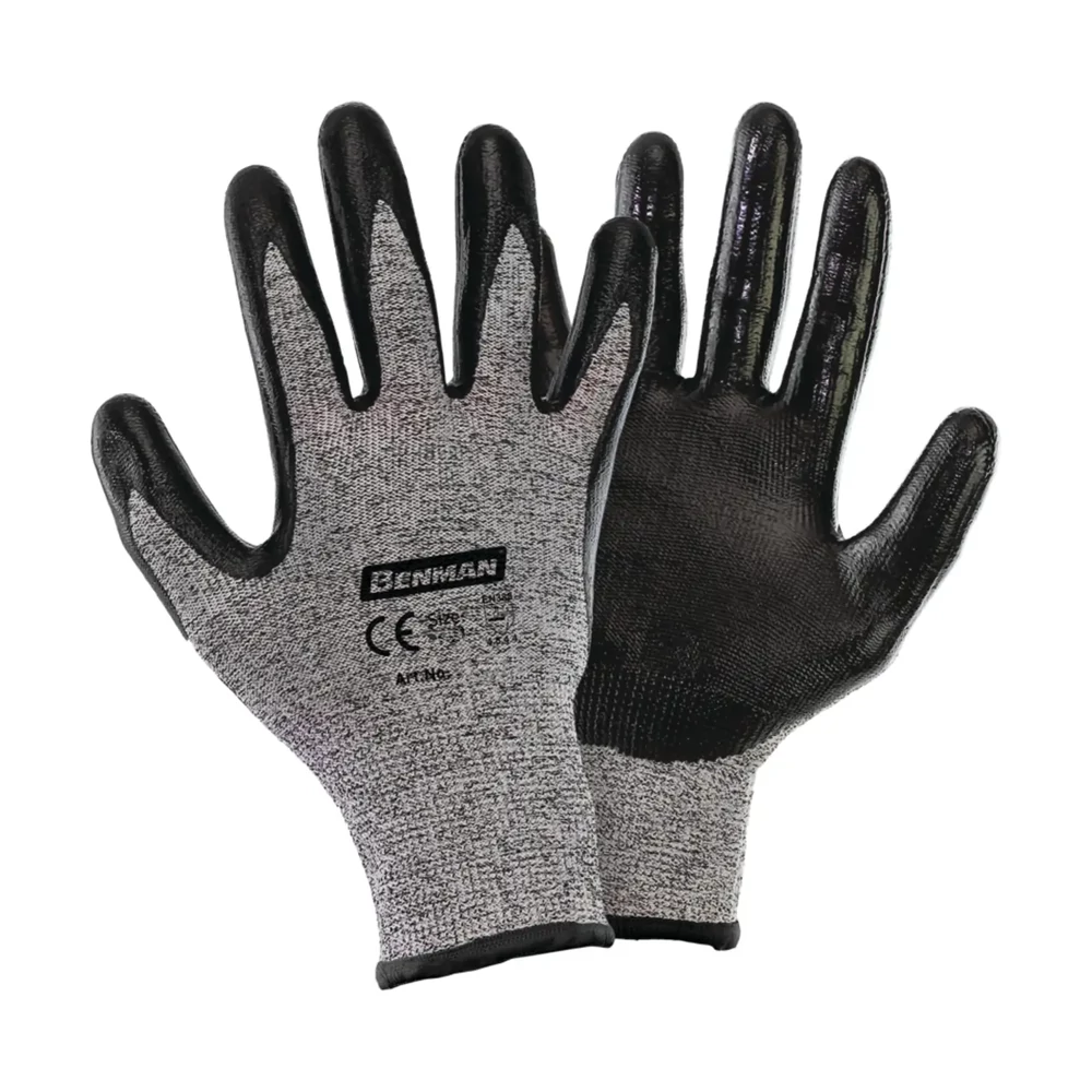 Benman tenyérmártott vágásbiztos szerelőkesztyű XXL