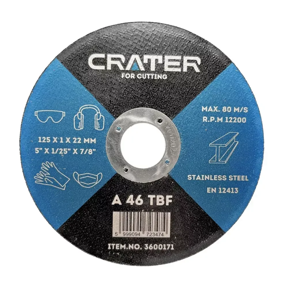 CRATER A46TBF inox fémvágó korong 125x1mm