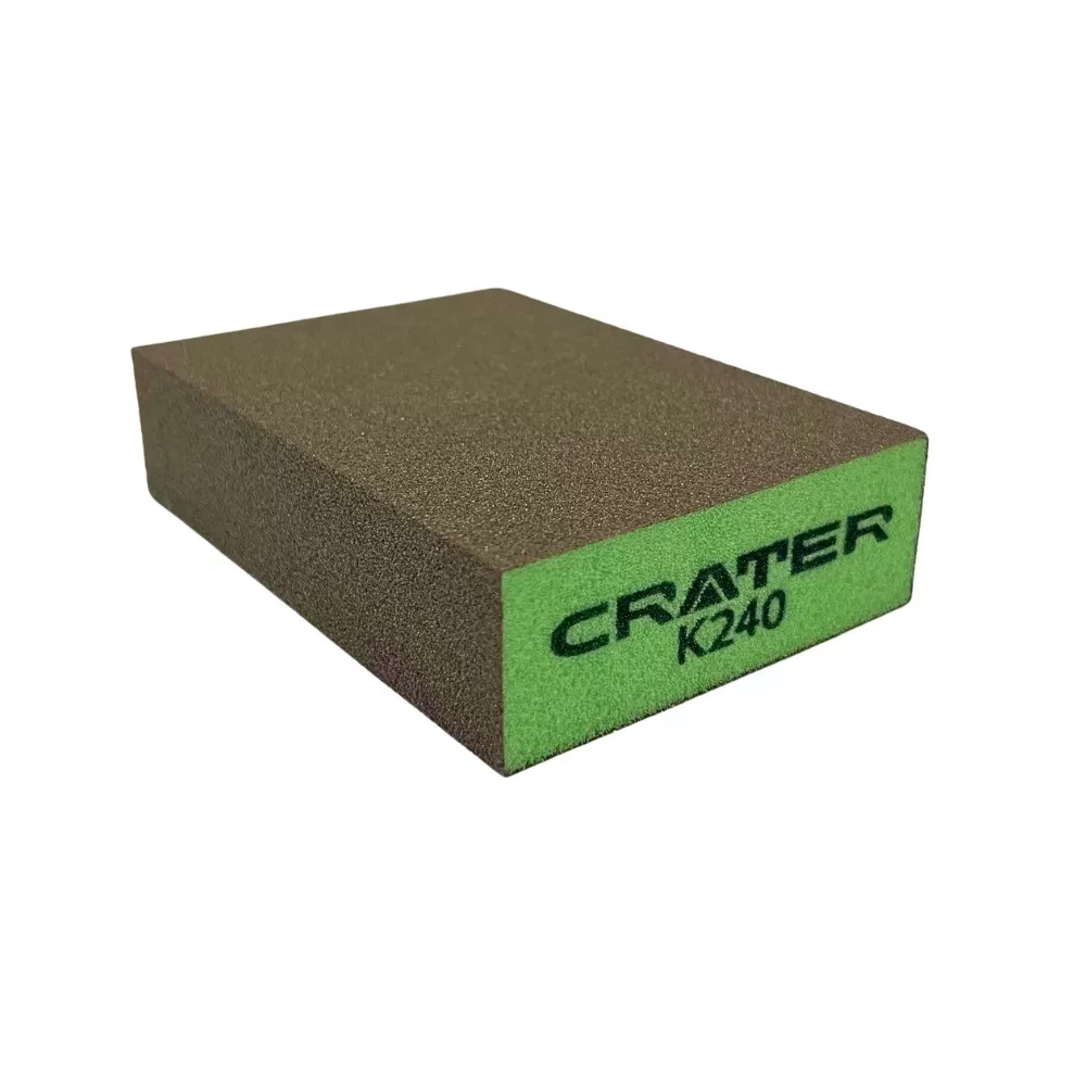 CRATER csiszolószivacs 100x70x25mm K240 finom