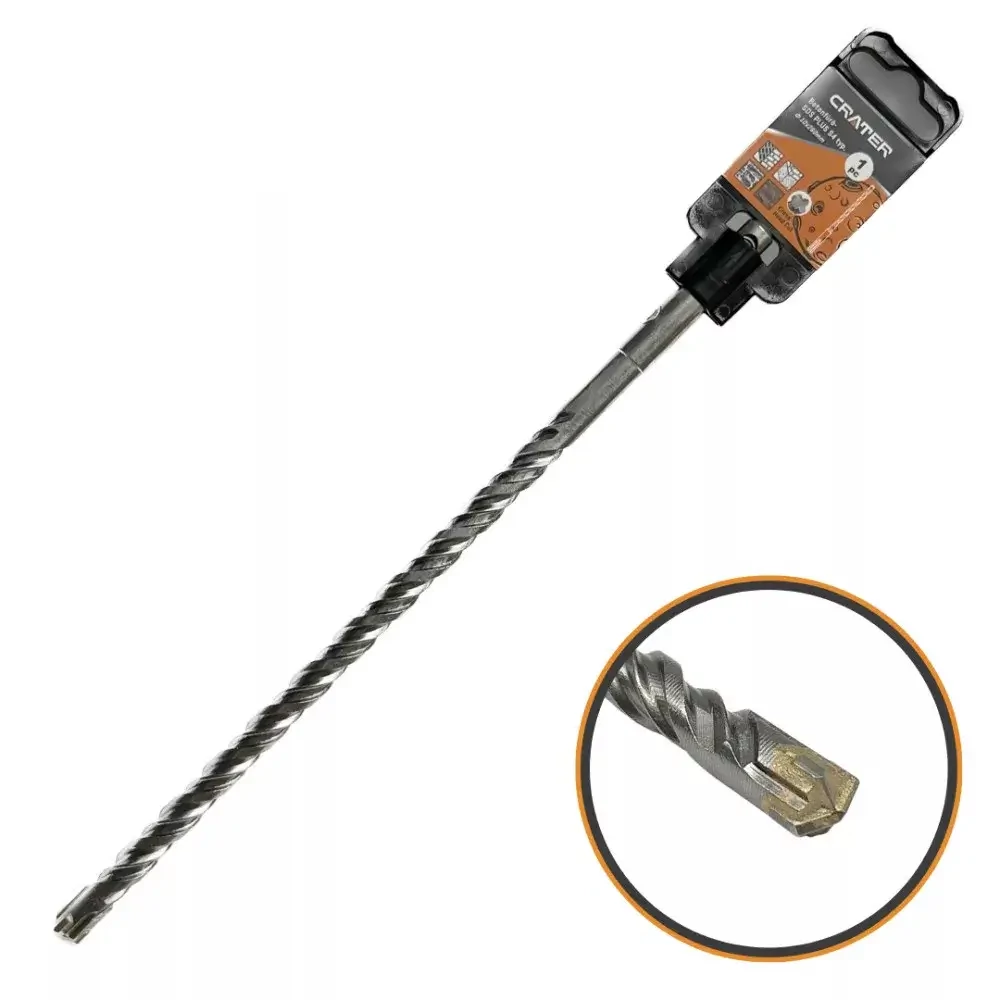 CRATER SDS+ Plus négyélű betonfúró 10x310/250mm